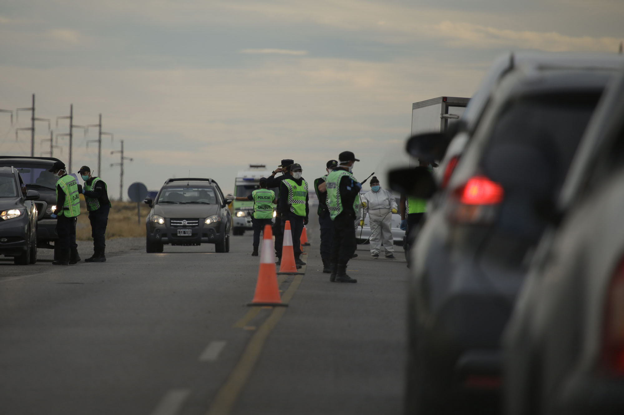 La Policía del Chubut continúa realizando importantes controles en toda la provincia