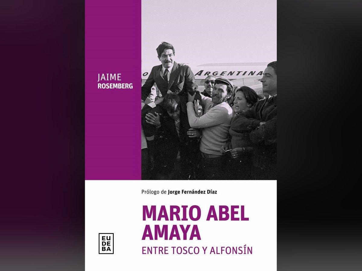 Este jueves presentan desde Chubut el libro “Mario Abel Amaya: entre Tosco y Alfonsín”