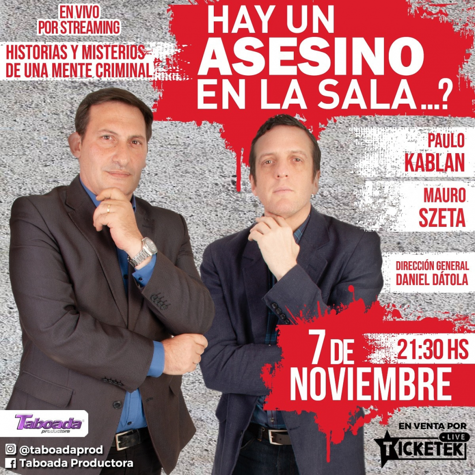 Mauro Szeta y Paulo Kablan vuelven al ruedo con su espectáculo “¿Hay un asesino en la sala…?”