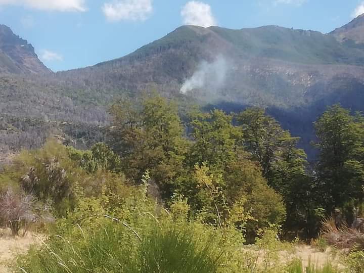 Nuevo incendio en el Parque Nacional Los Alerces
