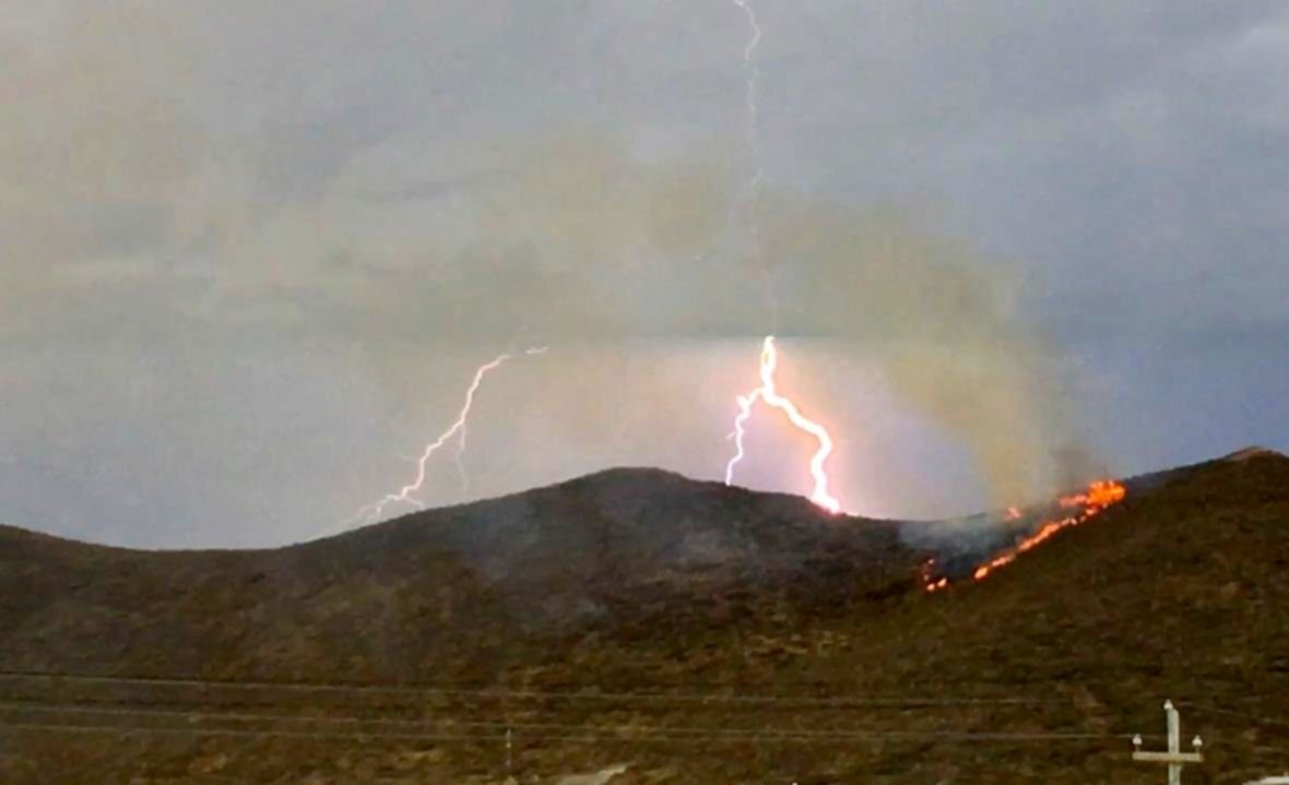 Una tormenta eléctrica provocó tres incendios en la cordillera de Chubut que ya fueron sofocados