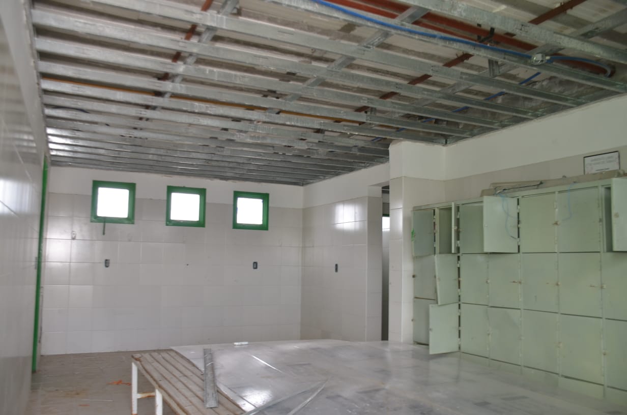 El municipio de Trelew inició obras de acondicionamiento en el Centro Deportivo “Diego Maradona”