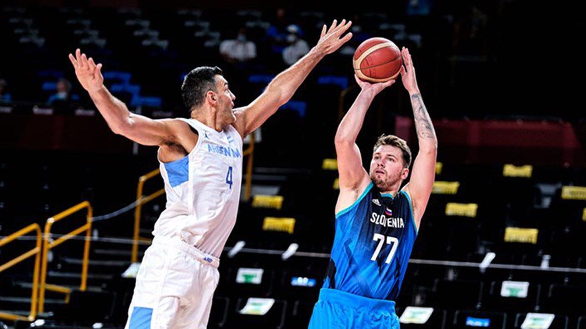 Con un Doncic intratable, el seleccionado argentino de básquet cayó ante Eslovenia en el primer partido de los Juegos Olímpicos