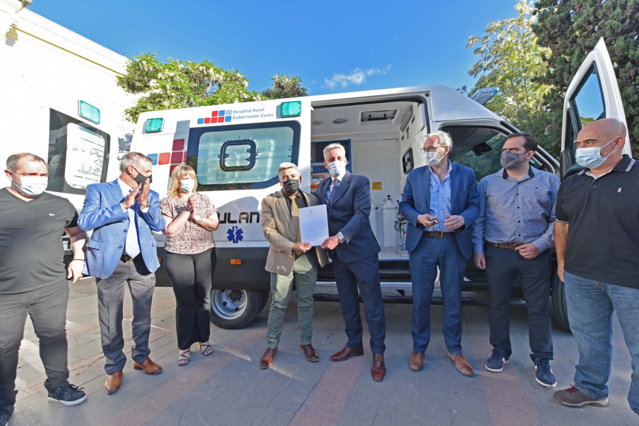 El Hospital de Gobernador Costa contará con una nueva ambulancia cero kilometro
