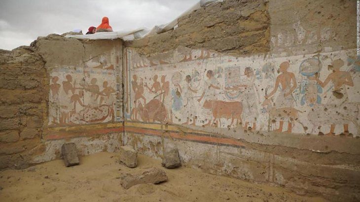 Hallaron en Egipto la tumba del tesorero y escriba del faraón Ramses II