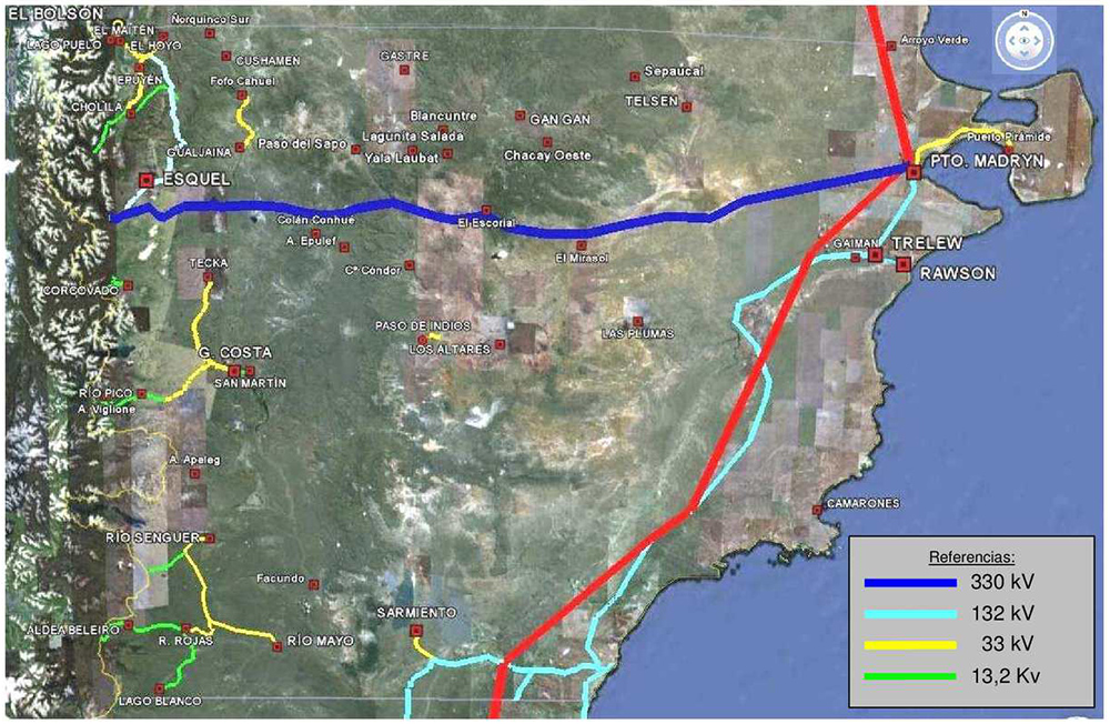 El arcionismo asegura que Chubut podría estar eléctricamente integrada en tres años