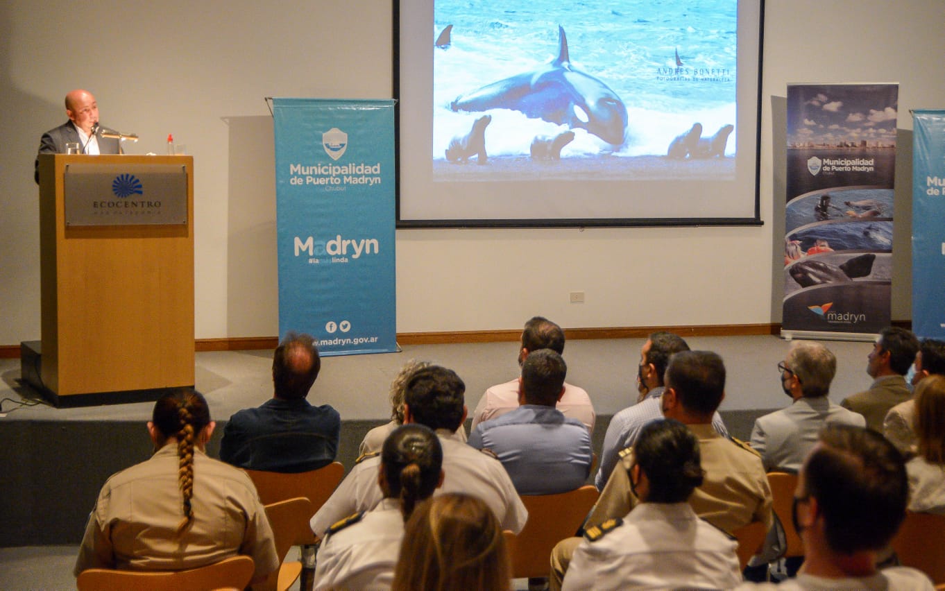 Sastre oficializó el lanzamiento de la Temporada de Orcas y dijo que “hace tiempo estamos buscando que la actividad turística de Puerto Madryn trabaje durante los 12 meses del año”