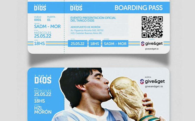 Llega el “Tango D10S”, el avión que homenajea a Diego Maradona