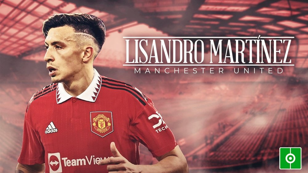 Lisandro Martínez es el nuevo jugador del Manchester United y se transformó en el pase más caro de un defensor argentino