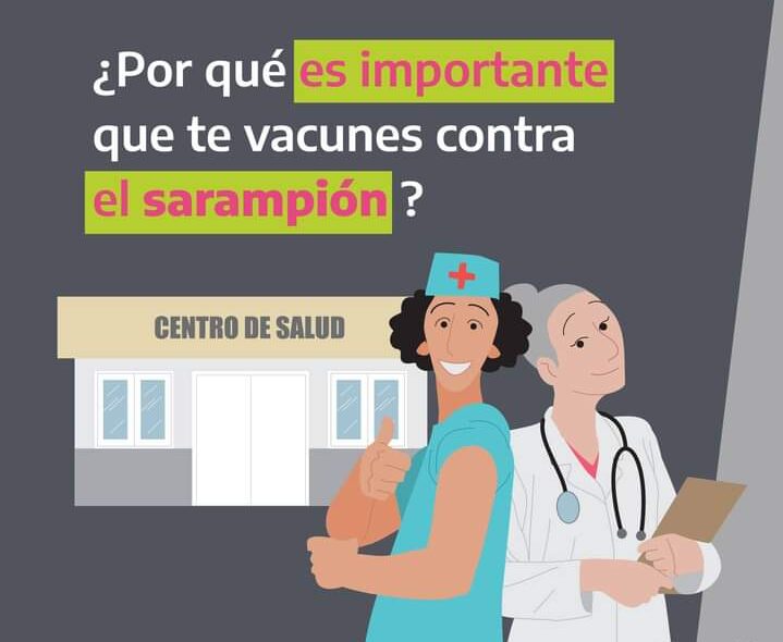 Salud solicitó a la población de Chubut verificar y completar esquemas de Vacunación contra el Sarampión