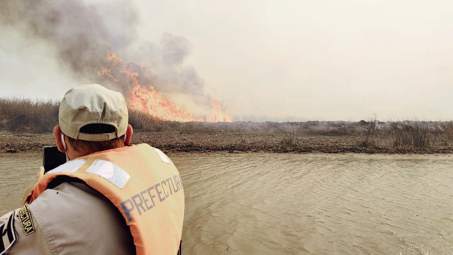 Detuvieron a tres personas acusadas de provocar incendios en el Delta