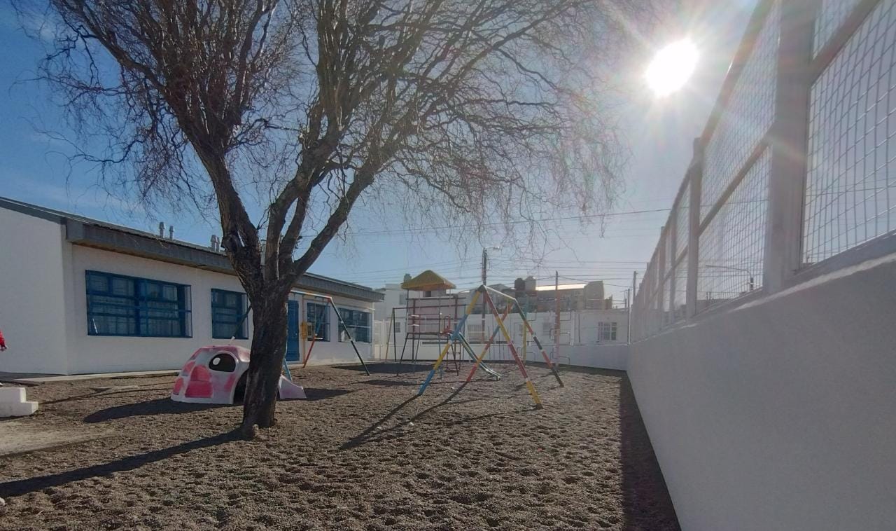 Finalizaron las tareas de refacción en la Escuela N° 449 de Puerto Madryn