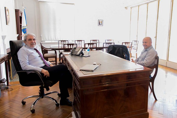 Ricardo Sastre se reunió con Aníbal Fernández para avanzar gestiones en seguridad