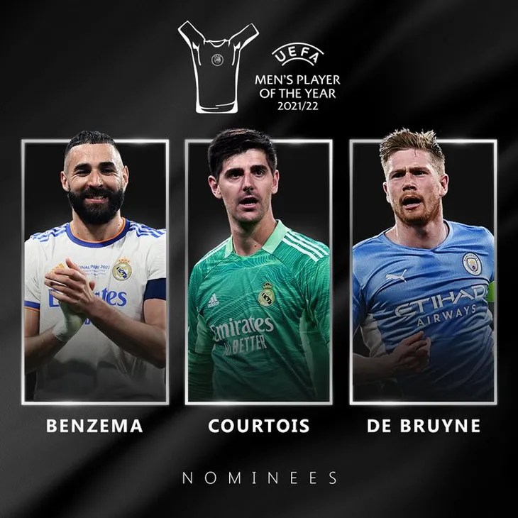 La UEFA dio a conocer los nombres de los tres finalistas al mejor jugador del año