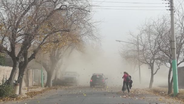 Rige un alerta amarillo por vientos fuertes en Chubut y otras provincias