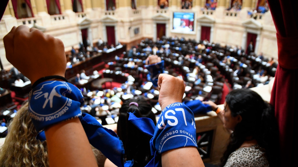 La Cámara de Diputados aprobó el proyecto que reconoce la Lengua de Señas Argentina