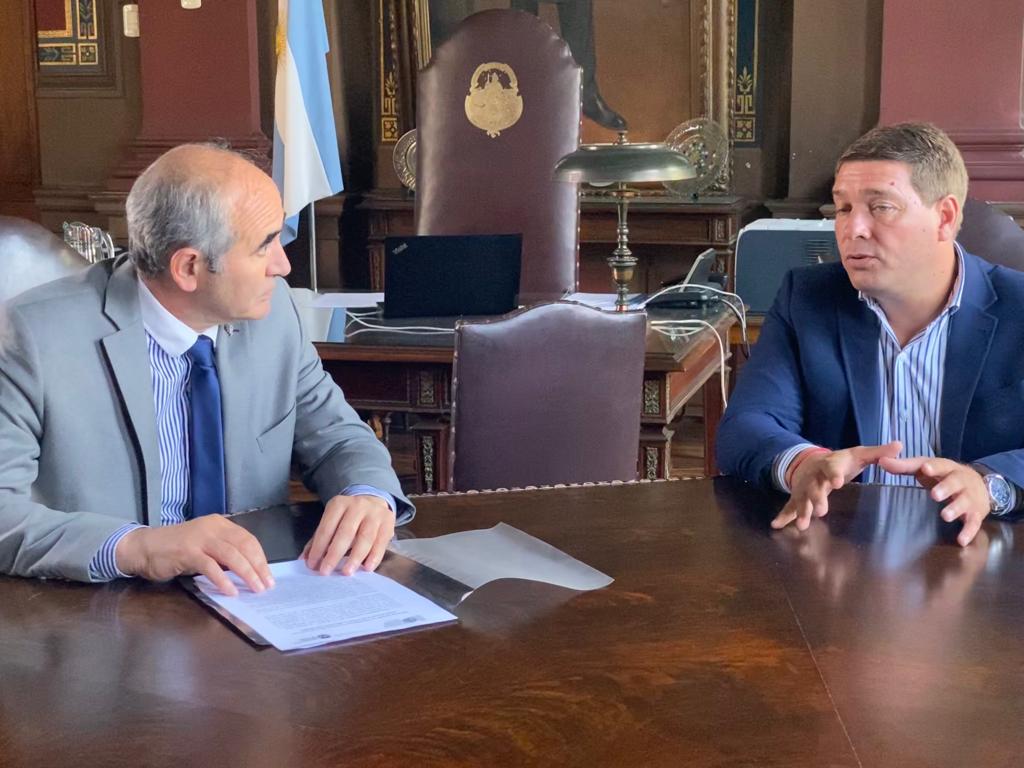 Biss acordó con el presidente de la Universidad Nacional de La Plata un trabajo para proyectar el desarrollo de El Elsa