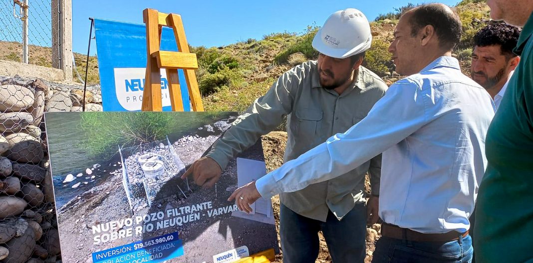Inauguraron el nuevo pozo filtrante de Varvarco-Invernada Vieja en Neuquén que beneficiará a casi 600 habitantes