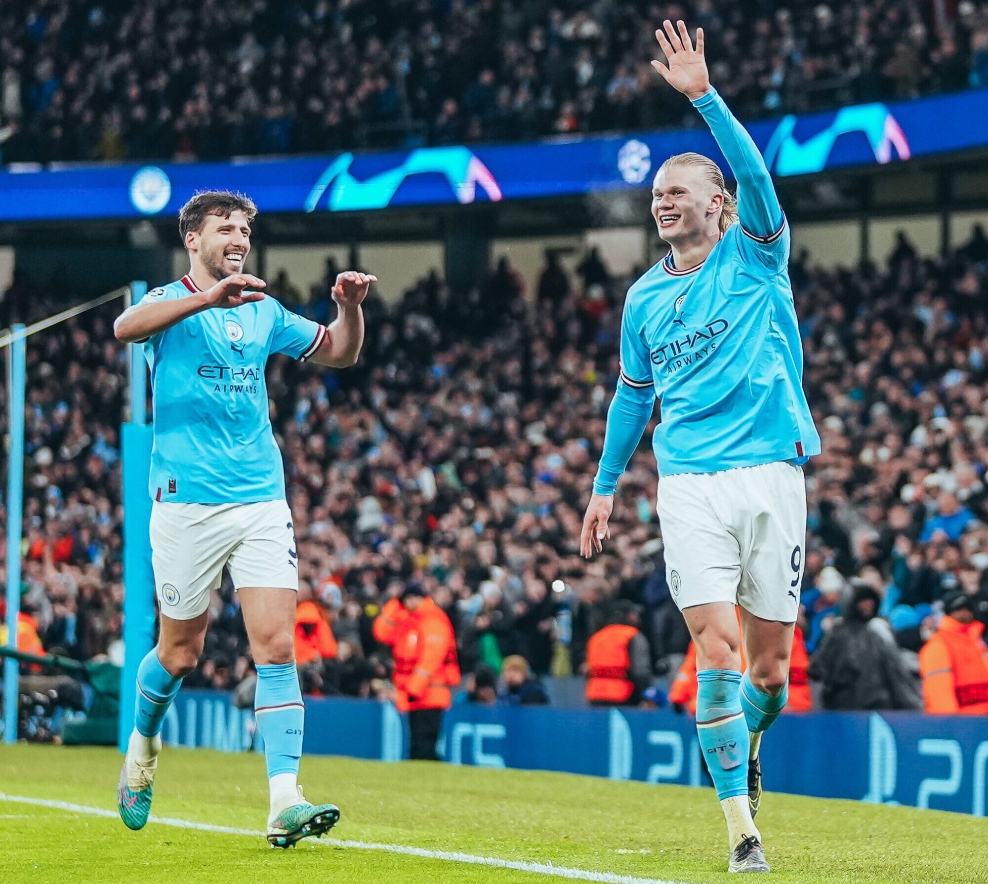 Champions League: Con un Haaland intratable, Manchester City aplastó a Leipzig y se metió en cuartos de final