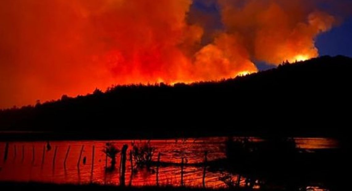 Chubut y una cifra que preocupa: En lo que va del año, se quemaron 2.400 hectáreas en 14 incendios forestales