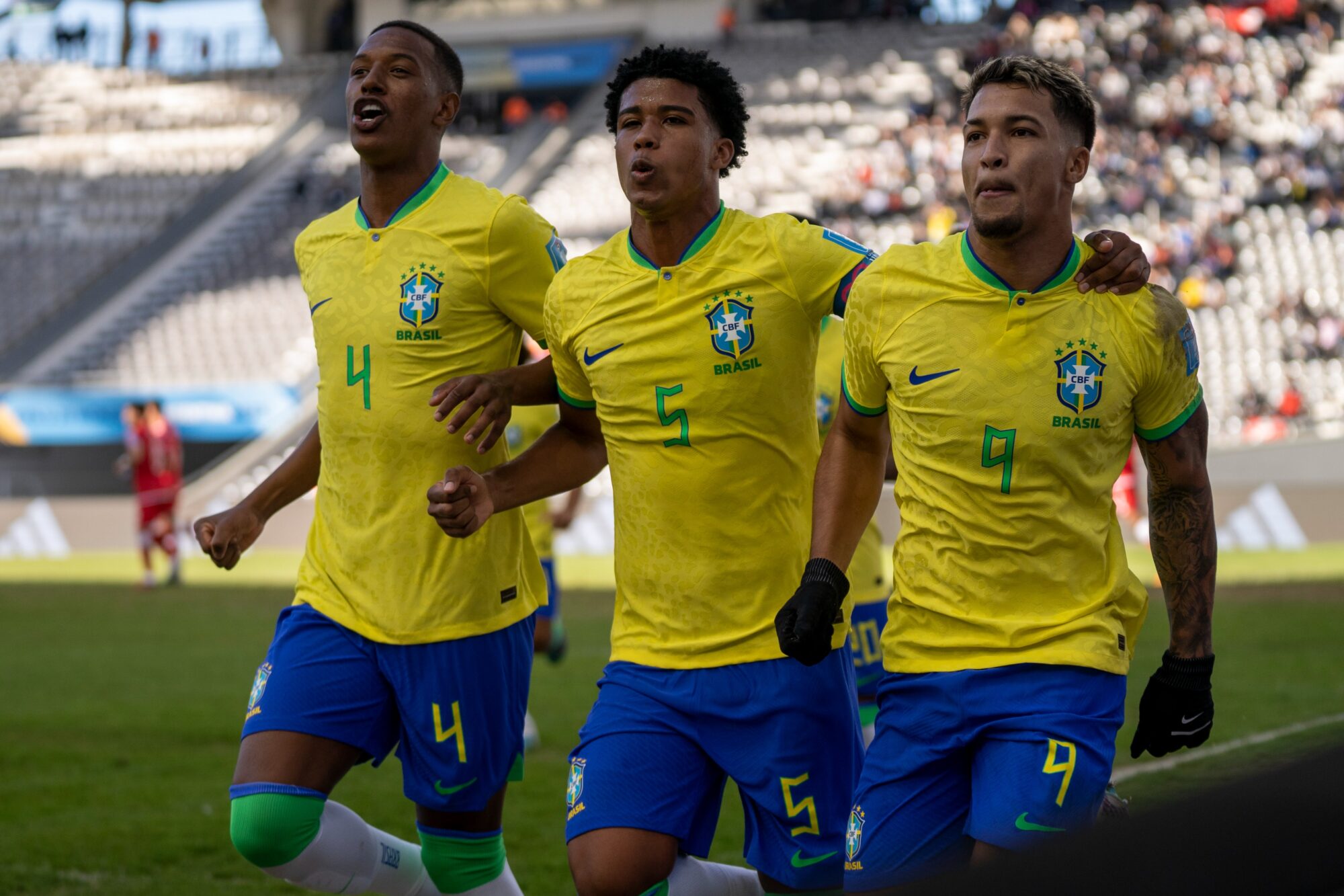 Mundial Sub-20: Brasil venció a Túnez y jugará los cuartos de final contra Israel